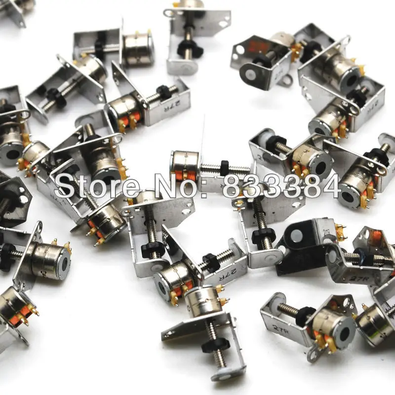 50PCS New Japan Sanyo 4 Wire 2 Phase Mimi stepper motor micro stepper motor D6mm 3-5V DC stepper motor