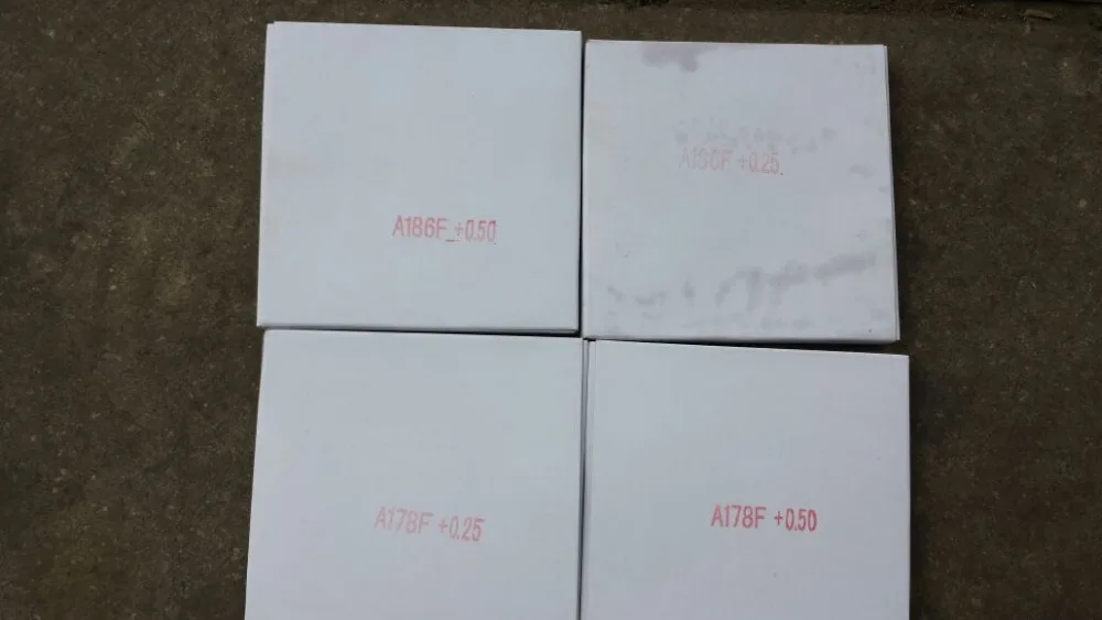 Free Shipping 186F+0.25mm Piston Ring Air Cooled Diesel Engine  suit for KAMA KIPOR and Any Chinese Brand