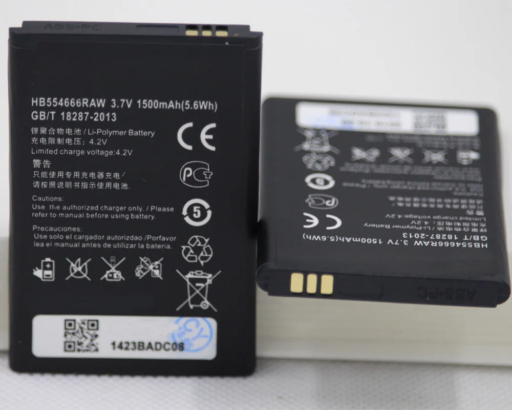 For Huawei Battery 1500mAh HB554666RAW Battery Replacement for Huawei E5375 E5330 E5336 E5372 EC5377 smartphone Battery