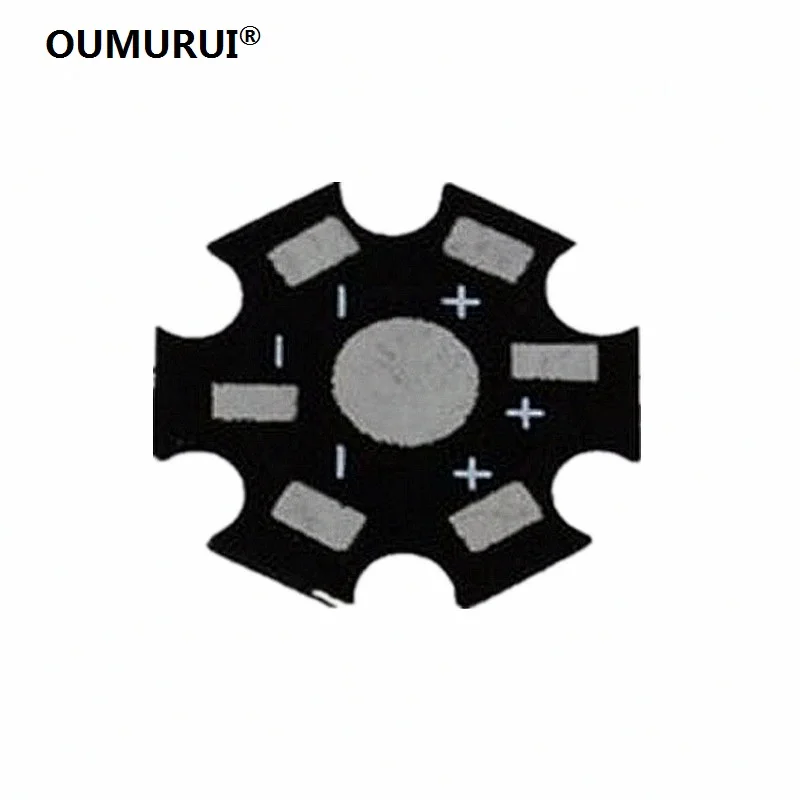 5 Pezzi Piastra LED In Alluminio 150mm Per Strip LED – Base Per Perline 1W 3W 5W (6 LED, 150mm, Senza Dissipatore) - 3