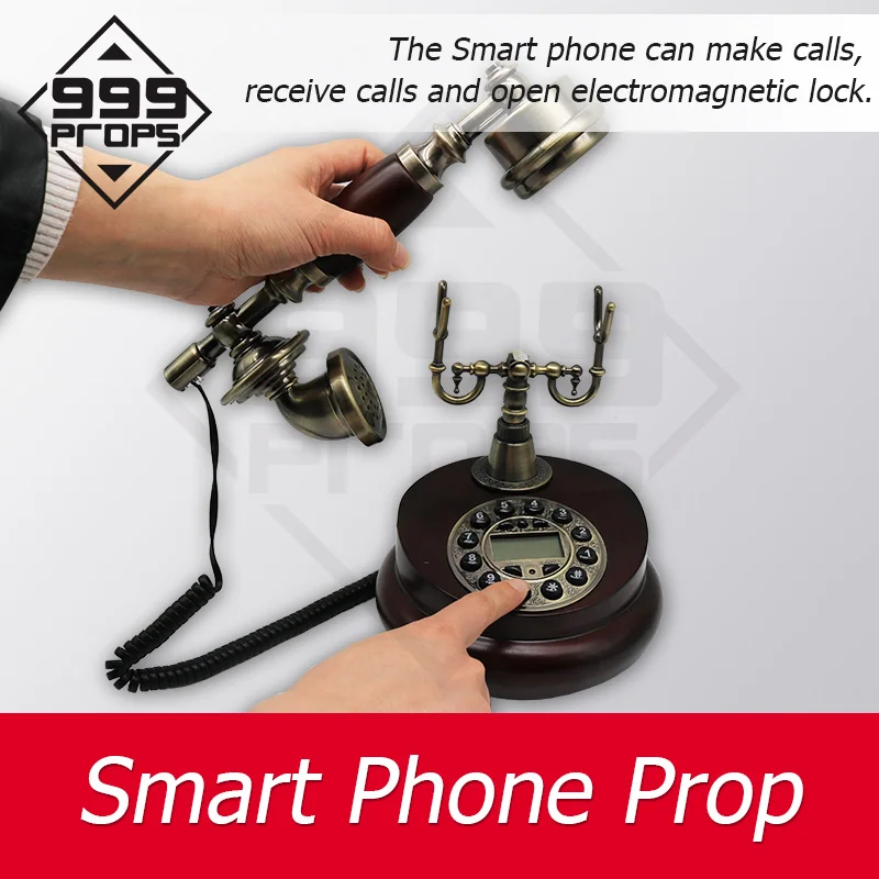 Escape Room Antique Phone Prop Smart Phone prop dial right code to get audio clues or open lock 999PROPS