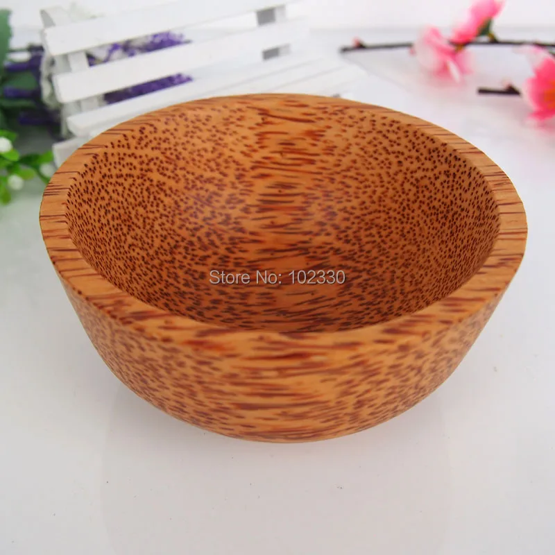 

10pcs Coconut Wood Bowl Handmade Tableware Dinnerware Adult Dinner Service No Paint No Wax Children Adult Family Bowls