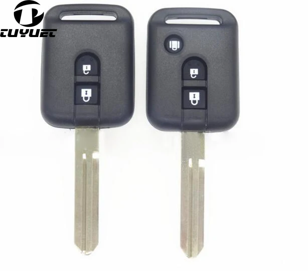 

FOB Case Uncut Blade For Nissan Elgrand Qashqai Micra 2 3 Buttons Remote Key Shell