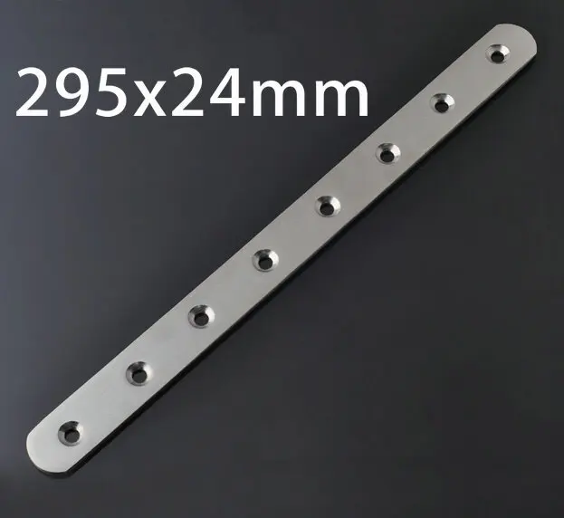 

2 Pieces 295x24mm Stainless Steel Angle Plate Corner Bracket Thinckness 4mm