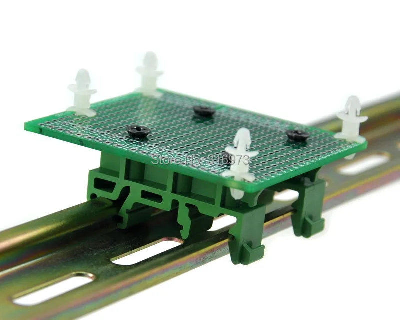 DIN Rail Mount Adapter/Prototipe PCB Kit untuk UNO / Mega 2560 Dll.
