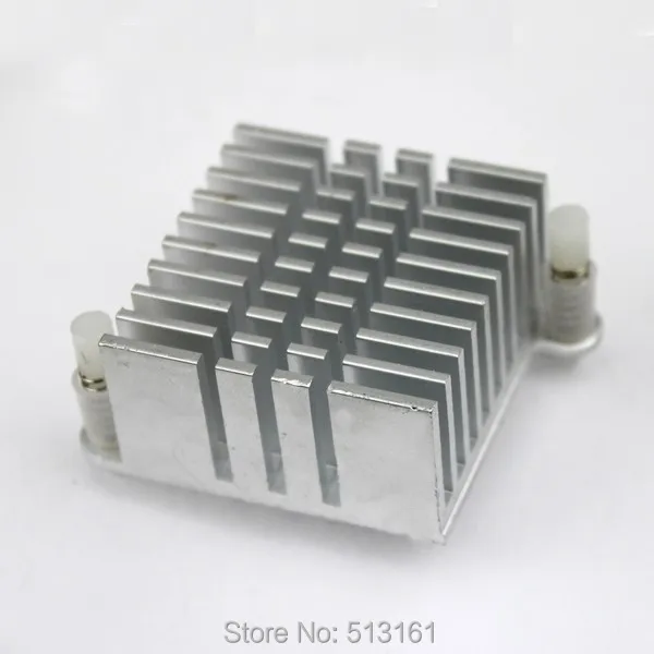 2 CHIẾC Chip Cầu Bắc tản Nhiệt Mini IC Làm Lạnh Làm Mát Nhôm 40*40*13mm Tản Nhiệt
