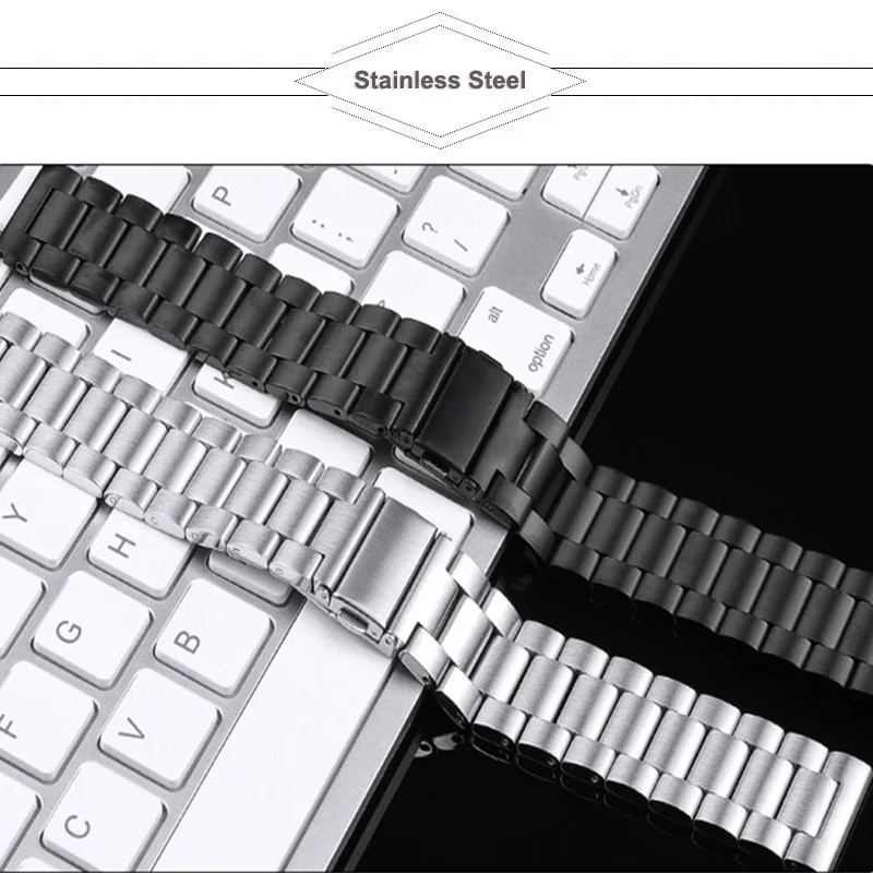 Amazfit Stratos 2 ремешок керамика ремешок для часов для Xiaomi Amazfit Bip/Pace Нержавеющая сталь ремешок на запястье Смарт Браслет аксессуары