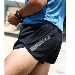 U18169  Professional Marathon Shorts Men's Running Shorts 2 in1 Quick Dry Breathable Running Workout Light  Gym Training Short