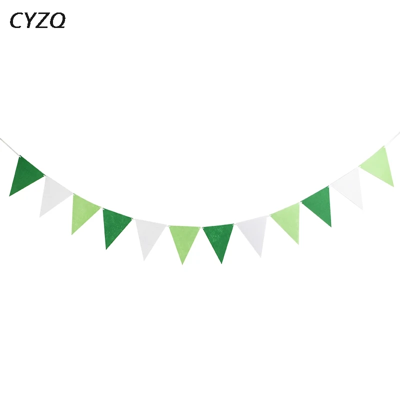 2.5m 12 Flag Multicolor Garland Banner For Baby Shower Birthday Party Decoration Kids Room Decoration Hanging Garland Bunting