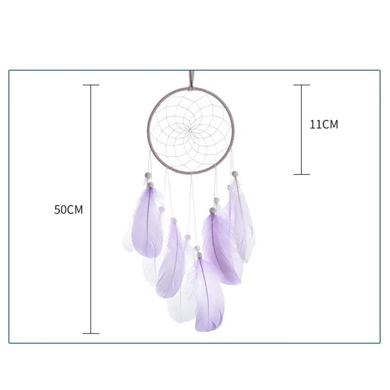 Home decoration girl heart room pendant simple dream catcher small night light handmade lovely birthday gift Wedding decoration