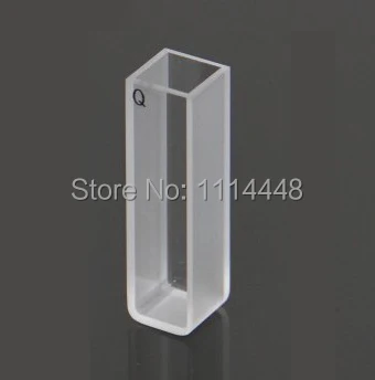 Ptfe 마개가있는 1 pcs 10mm 3.5 ml 새로운 표준 석영 큐벳
