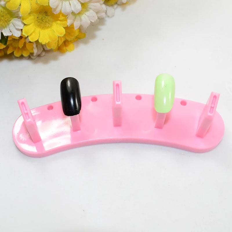 3pcs/set Fashion Acrylic Base Nail Art Equipment Nail Practice Fram Display Tools Stands Holder Nail Art Training Salon Manicure