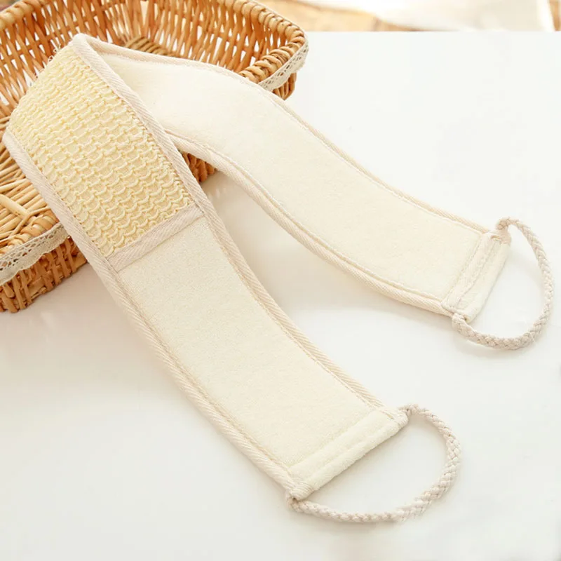 1 Pcs Unisex Morbida La Cura della pelle Esfoliante Loofah Spugna Back Strap Bagno Doccia Massaggio Del Corpo Spa di Pulizia Scrubber Spazzola per