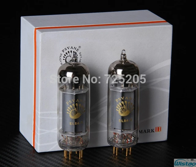 PSVANE Tubo de Amplificação de Vácuo EL84-T Emparelhado Originais de Fábrica New segundo GenerationHigh Confiabilidade Precisos