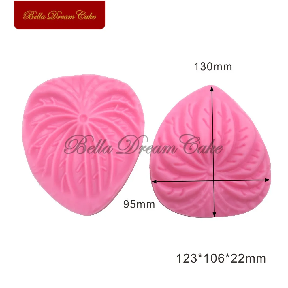 Big Size Anthurium Andraeanum Flower Veiner Silicone Mold GumPaste Mold Fondant Sugarcraft Mould Cake Decorating Tool Bakeware