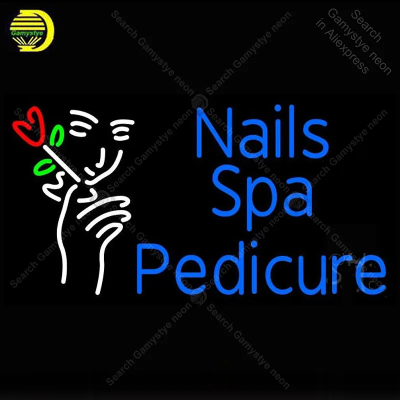 

Neon Sign Nails Spa Pedicure Neon Light for Store Display Neon Bulbs Decorative Shop Light Arcade Advertise Neon Light Custom