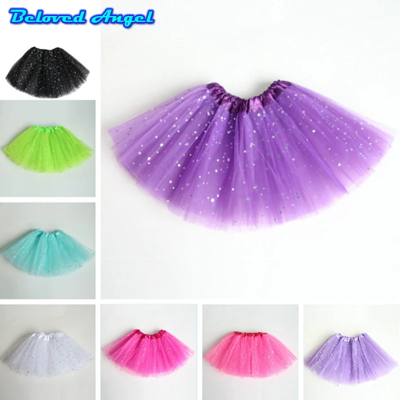 Baby Girls Tutu Skirt Fluffy Children Ballet Kids Pettiskirt Baby Girl Skirts Princess Tulle Party Dance Skirts For 2-8Y Girls