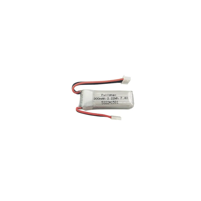 3pcs * 7.4V 300mAh Battery With 1 To 3 Conversion Line For WLtoys F959 XK A600 A700 A800 A430 Spare Parts