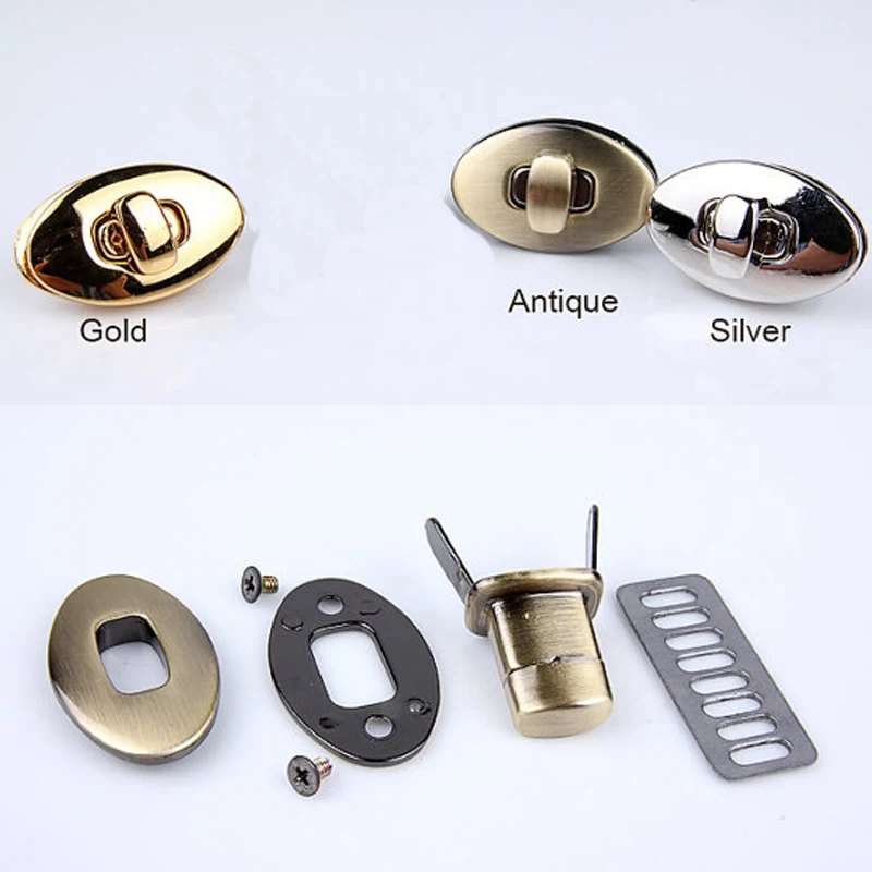 

3.5 cm Purse lock twist purse turn lock clutch lock