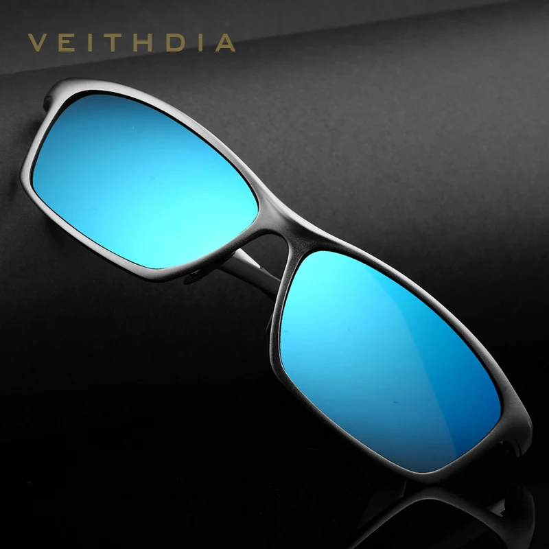 VEITHDIA – lunettes de soleil en aluminium pour hommes, verres polarisés UV400, Sport, conduite en plein air, accessoires de cyclisme, 6520