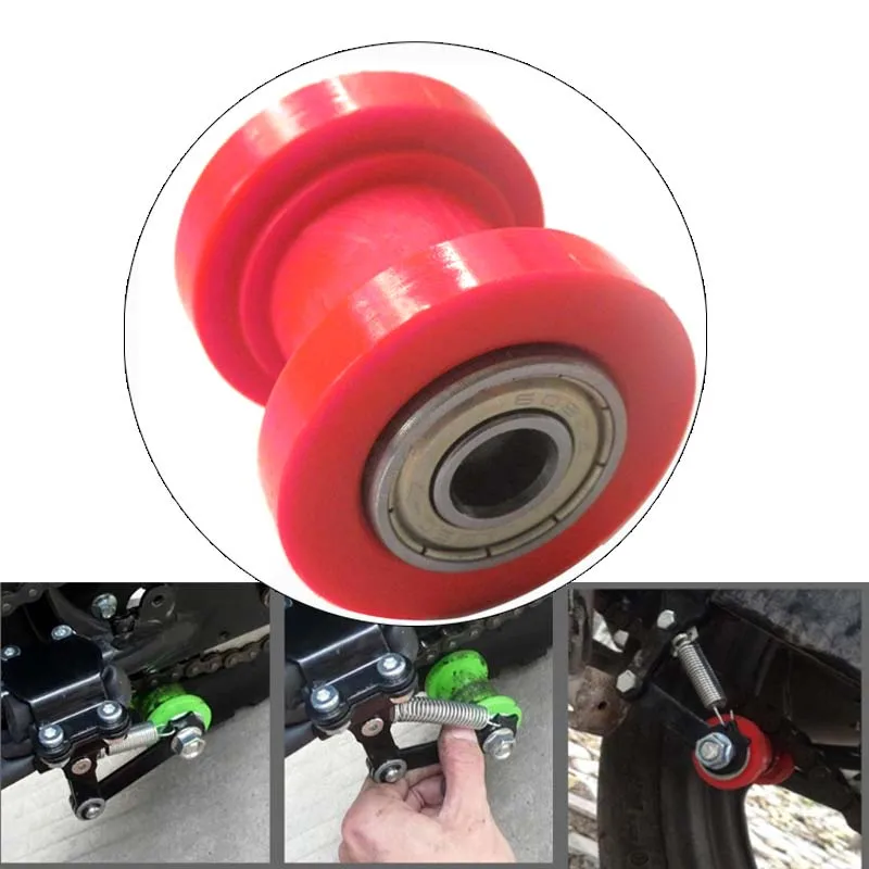 

8mm 10mm Drive Chain Roller Pulley Wheel Slider Tensioner Wheel Guide For Pit Dirt Bike Enduro Motorcycle Motocross ATV