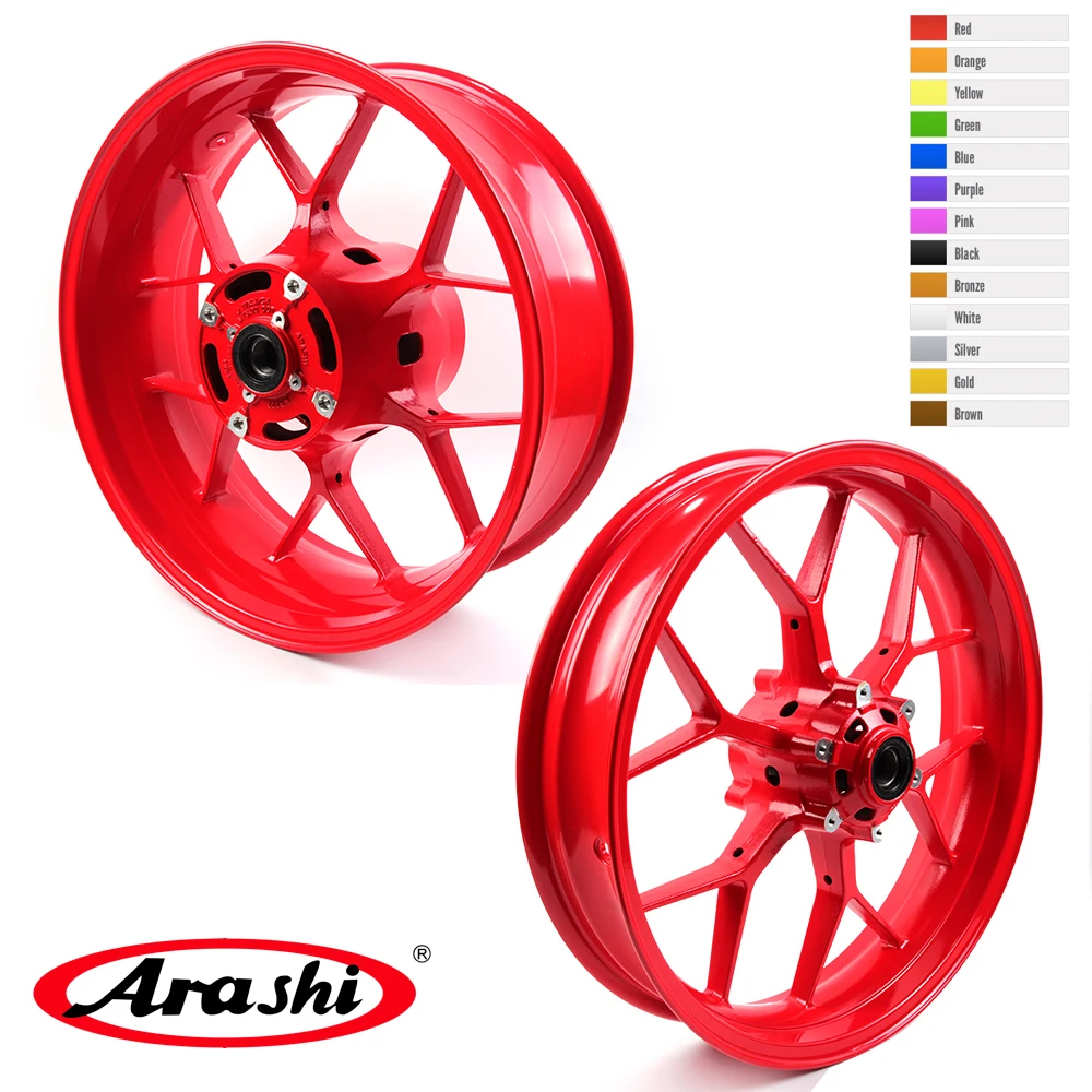 Arashi Customized Red CBR1000RR 2008-2016 Front Rear Wheel Rim Rims For Honda CBR 1000 RR 1000RR 08-16 2016 2015 2014 2013 2012