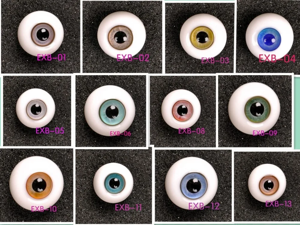 

EXB Hand made BJD Doll Glass eye YOSD MSD SD doll eyes fit for all doll ,Factory sale directly Free shipping