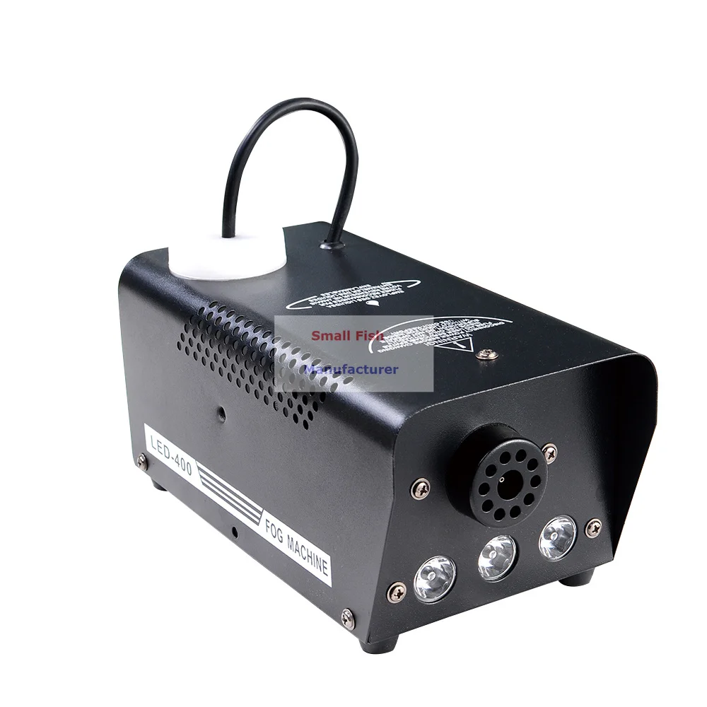 Mini 400W RGB Wireless Remote Control Fog Machine Pump Dj Disco Smoke Machine For Party Wedding XMAS Stage Fogger Machine