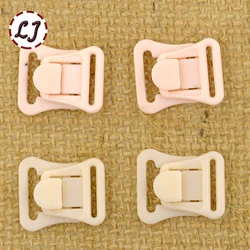 10 set/lotto piccolo Mestiere di Plastica Rettangolo Nastro di Chiusura Gancio e Chiusura Vita Extender Cucire Sui Vestiti Del Reggiseno Della Clip Ganci accessori