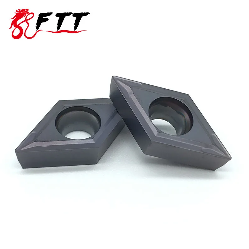 Dcmt11t304 vp15tf torneamento externo ferramentas carboneto inserção de alta qualidade torno ferramenta cortador tokarnyy torneamento inserção