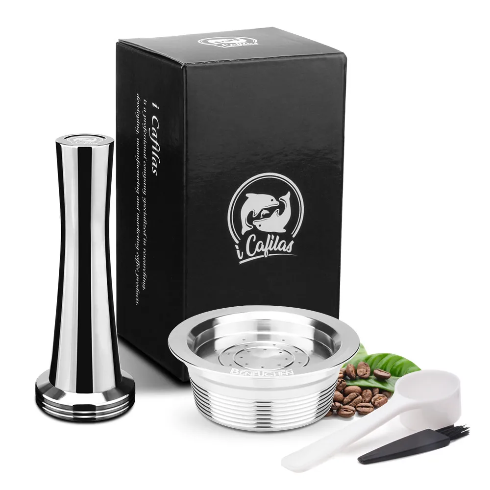 iCafilas für Lavazza wiederverwendbare Kaffeekapsel Edelstahl nachfüllbare Kaffeepul für Lavazza a modo mio Maschine