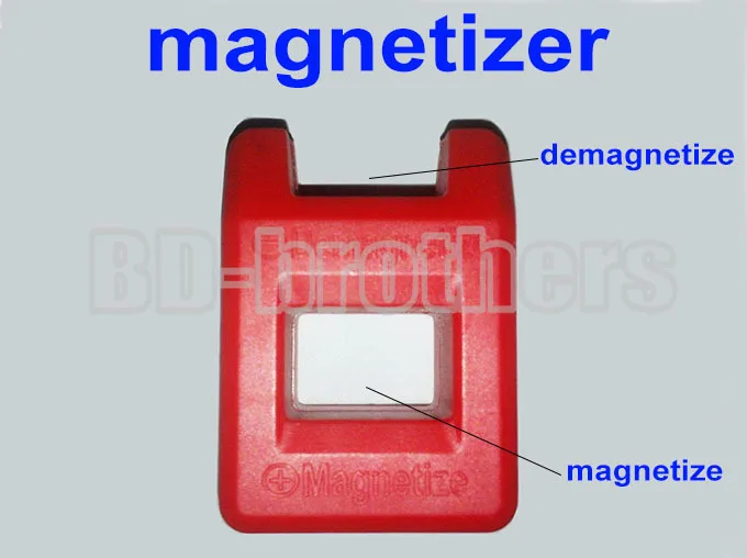 40mm Colorful Mini Magnetizer / Demagnetizer Tools for Screwdriver 100pcs/lot