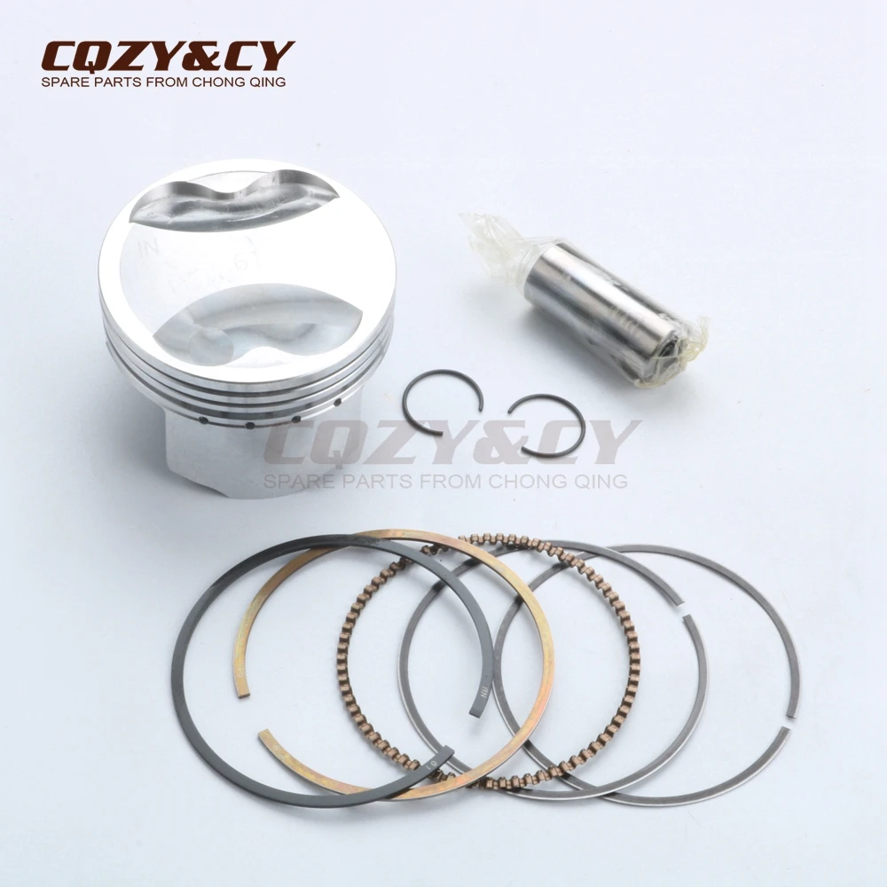 4 Valves 58.5mm 61mm/63mm /15mm Big Bore High Quality Piston & Piston Ring for PGO Bubu / Buddy 125 G-MAX 150 X-Hot 4V