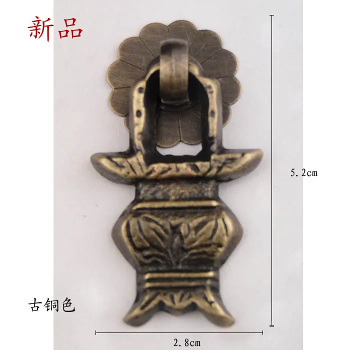 

[Haotian vegetarian] Chinese Ming and Qing furniture accessories doors drawer pulls hands HTQ-011, paragraph basket