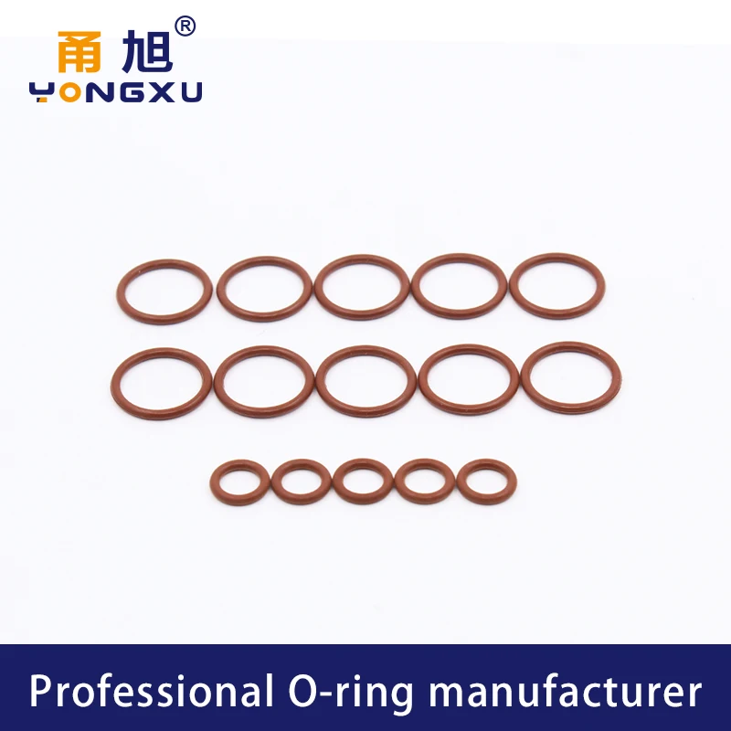 10PCS/lot Brown FKM Fluorine Rubber O-rings Seals CS2mm OD17/18/19/20/21/22/23/24/25/26/27/28/29*2mm O Ring Seal Gasket Rings Wa