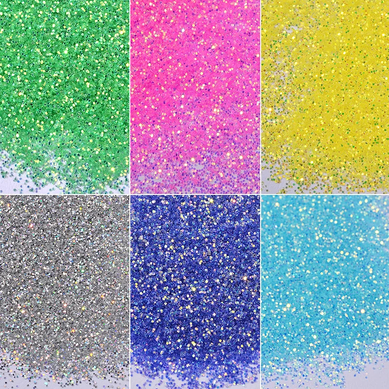 2g/Box Holographic Laser Nail dipping Powder Charm Dust Candy colors Nail Glitter Decorations Nail Art DIY Manicure Designs