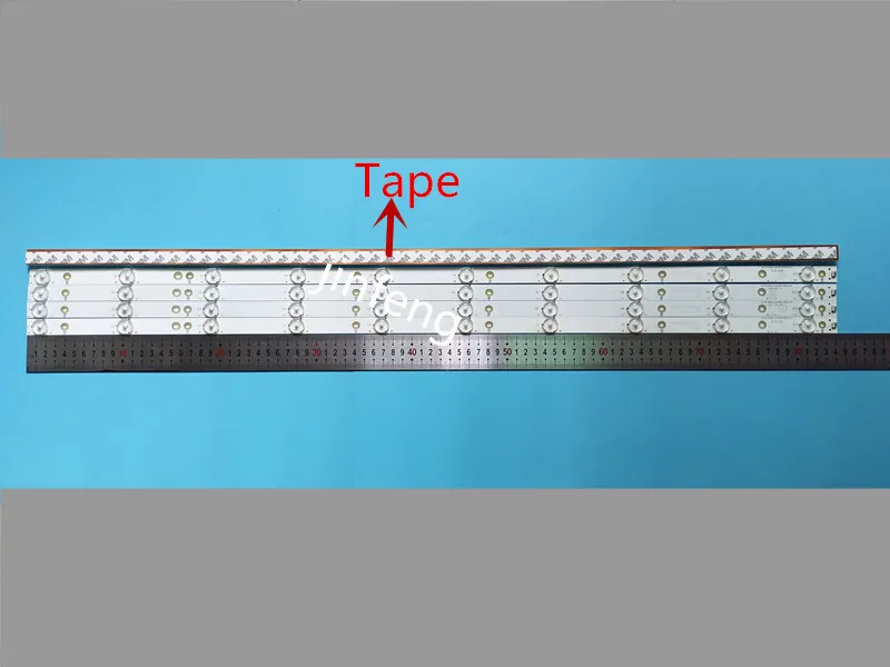 

New Kit 5 PCS 10LED(3V) 842.5mm LED backlight strip for 43PFT4131 43PFS5301 GJ-2K15-430-D510 GJ-2K16-430-D510-V4 01Q58-A