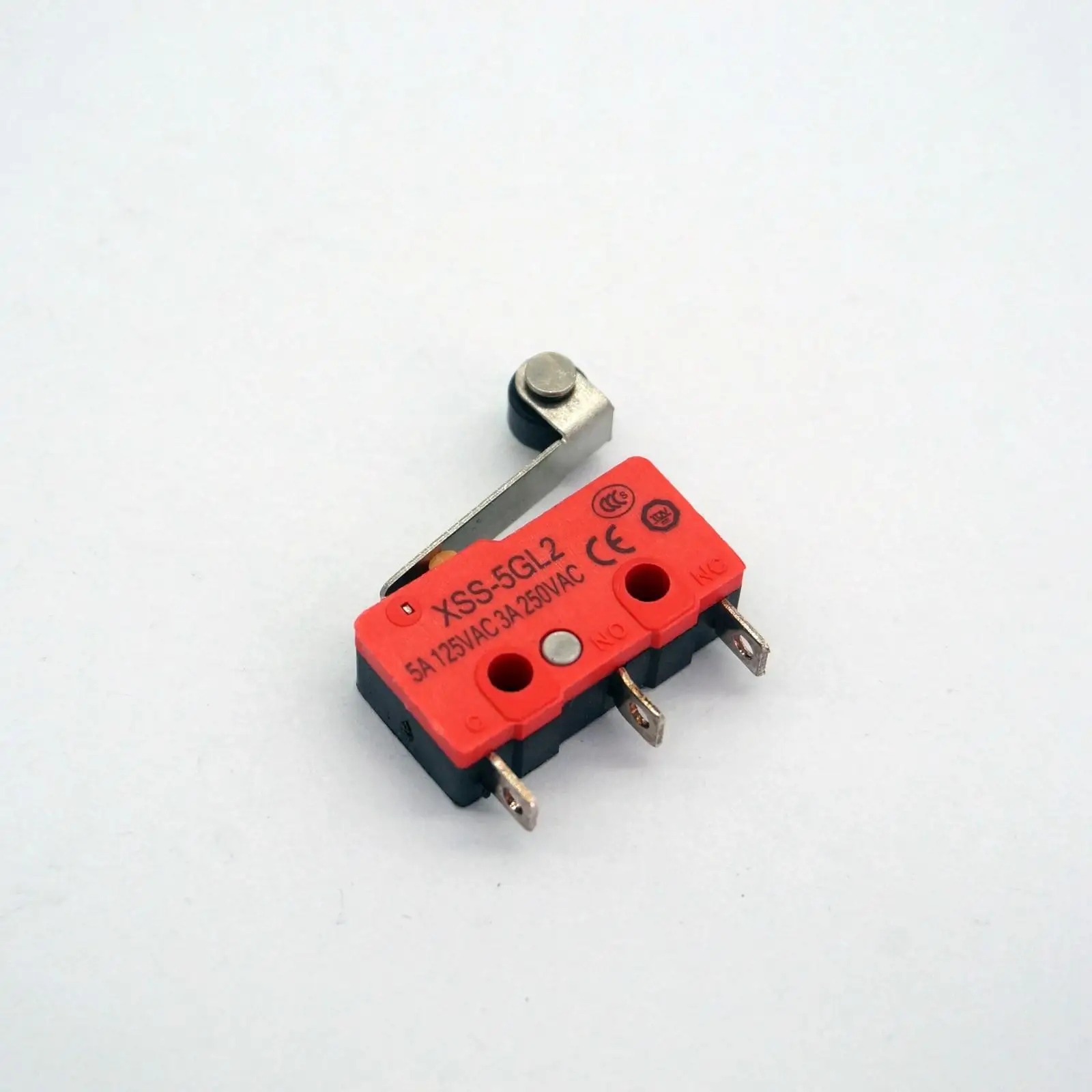 5pcs XSS-5GL2 SPDT NO+NC Contact Miniature Micro Switch DIP red/balck Short Roller Lever Type