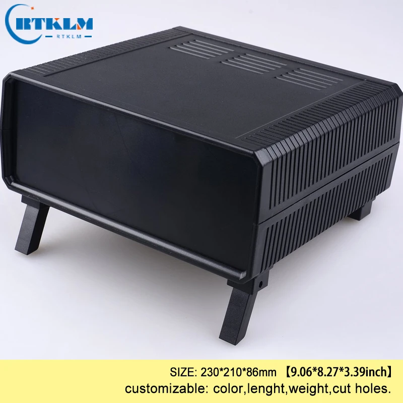 DIY plastic enclosure junction box Abs plastic project case custom electronics enclosure desktop distribution box 230*210*86mm