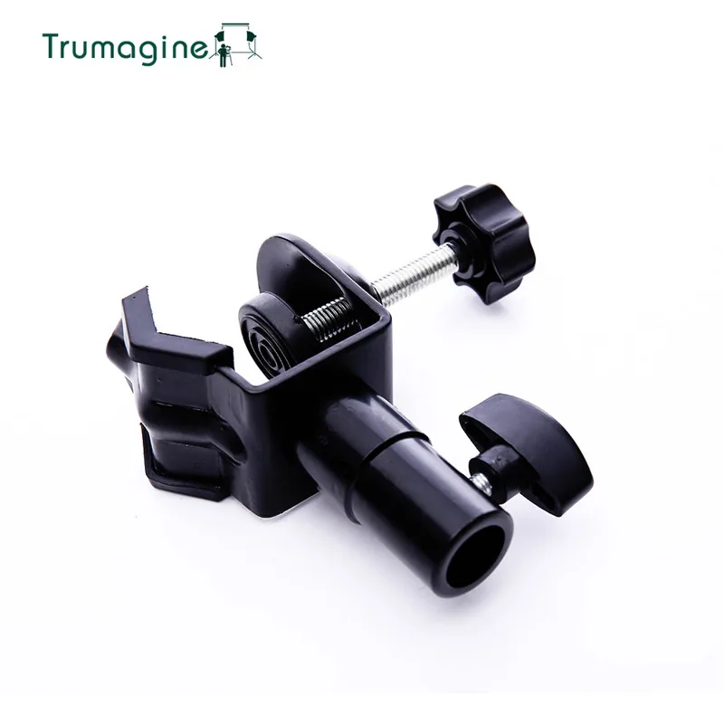 TRUMAGINE 1PCS Black U clip C clip with a 1/4 screw head Can be Rotate Professional Photo Studio Accessories