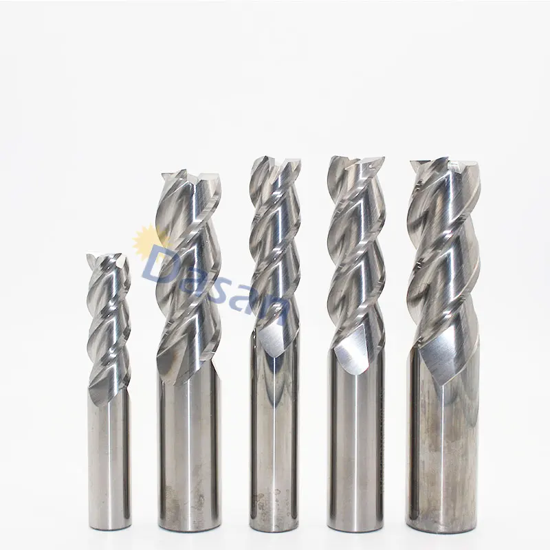 1PC End Mill 14mm 16mm 18mm 20mm Milling Cutter HRC60 4 Flute 3T Straight Shank Tungsten Solid Carbide cnc Flat Mill for Metal