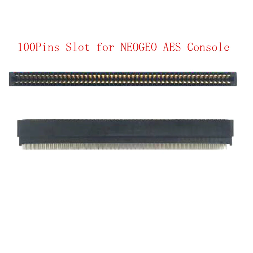 

10pcs a lot Replacement 2.54mm 100Pins Slot for NEOGEO AES Console