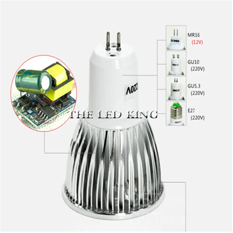 

GU10 светодиодная лампа E27 светодиодная лампа E14 Lampada MR16 COB светильник 9 Вт 12 Вт 15 Вт Светодиодный прожектор Теплый холодный белый MR16 12 В светодиодная лампа GU 5,3 220 В