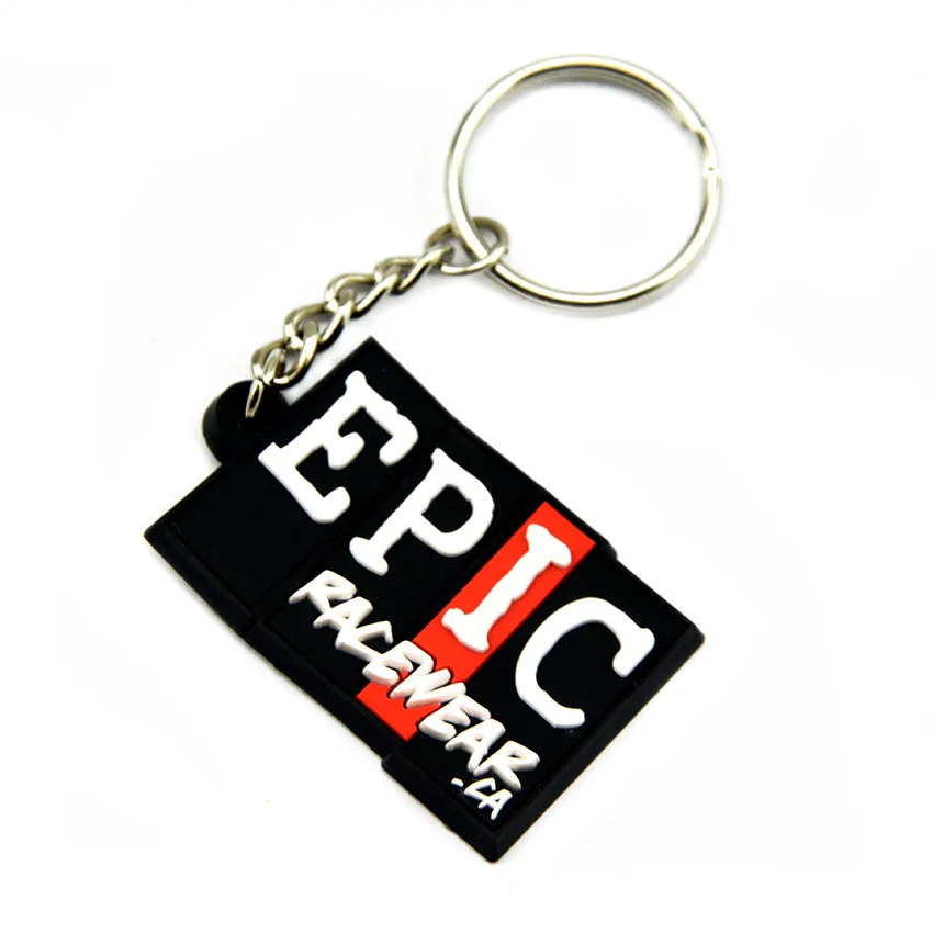 Make Your Own Design 2D Soft PVC Keychain for Promotional Gift