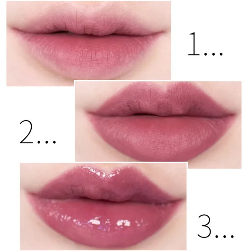 New Clear Lip Gloss Moisturizer ฤดูหนาวปกป้องริมฝีปากแต่งหน้า Nutritious โปร่งใส Lip Tube Lipstick Kit