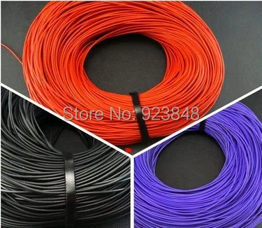 TPE stereo Bulk Cable signal line Black/Red 10meters