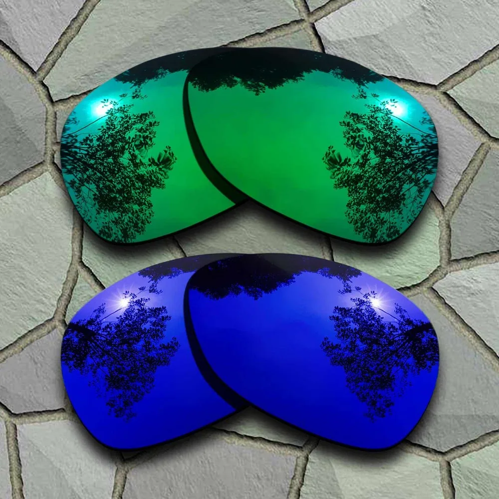 Jade Green&Violet Blue Sunglasses Polarized Replacement Lenses for Crosshair 2012