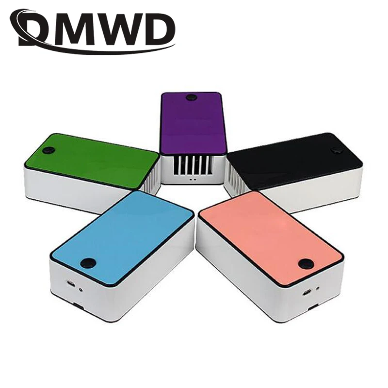 

DMWD USB Rechargeable Handheld Air Conditioner Fan Mini No Leaf Bladeless Conditioning Cooler Ventilator Desktop Cooling Blower