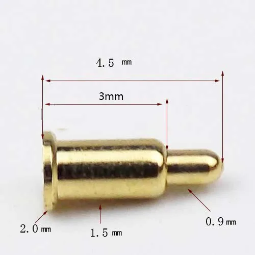 Mobile phone power supply Thimble factory brass Gold plated thimble POGO PIN probe car pin