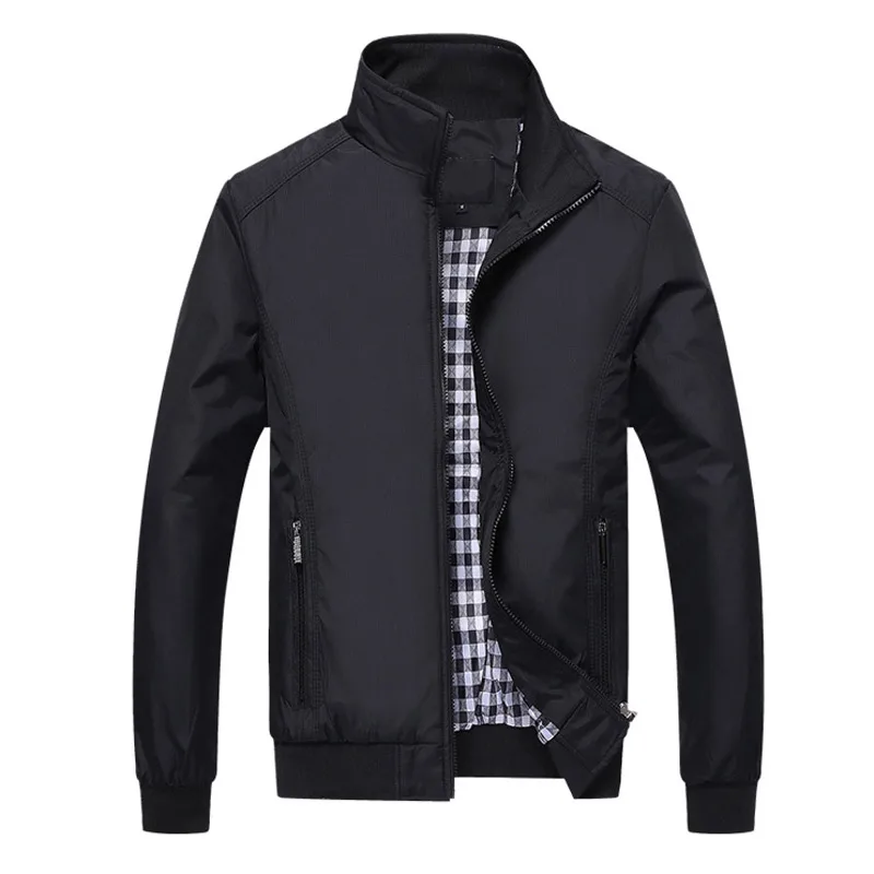 New 2024 Jacket Men Fashion Casual Loose  Mens Jacket Sportswear Bomber Coat Mens jackets and Coats Plus Size M- 8XL